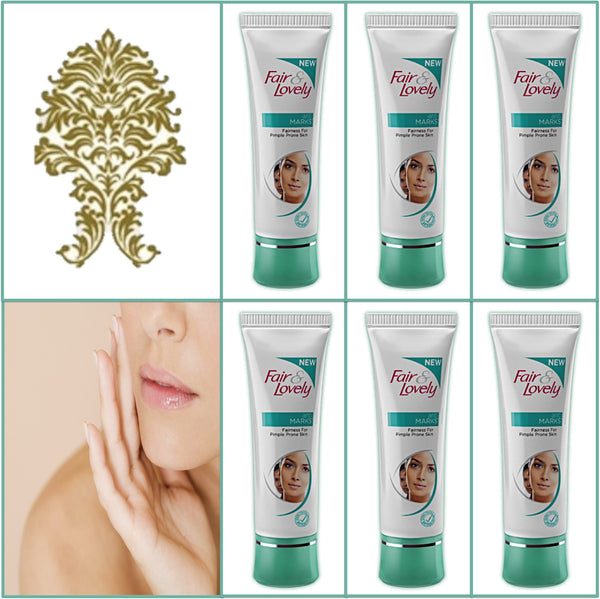 6 Pack. F&L Anti Marks Fairness Cream - Pimple Prone Skin. 50g Ea.