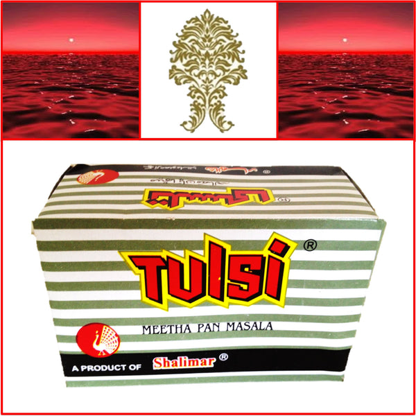 ONE Pack. Shalimar Tulsi Meetha Pan Masala. 24 pouches 95g. Fresh!!