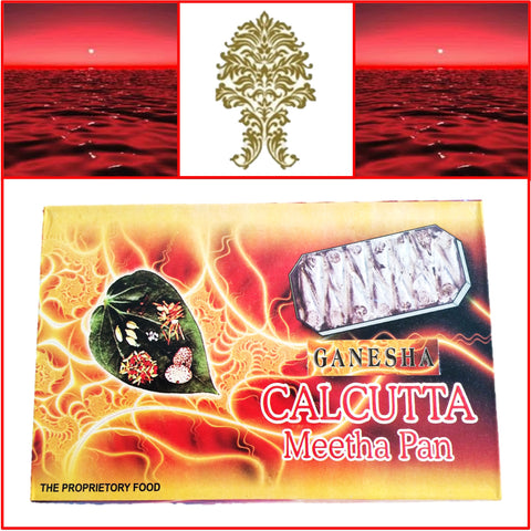 ONE Box. Calcutta Mitha Pan (Paan). 14 Pieces Each.