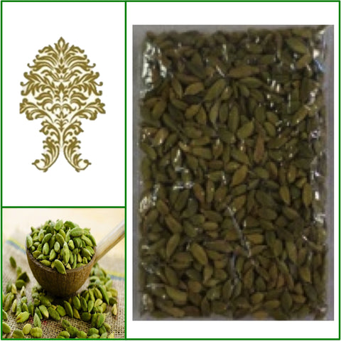 ONE Bag. Natural Green Whole Cardamom Pods. Extra Fancy Grade! 100g.