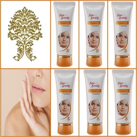 6 Pack. F&L Ayurvedic Cream - Glowing Radiant Skin. 50g Ea.