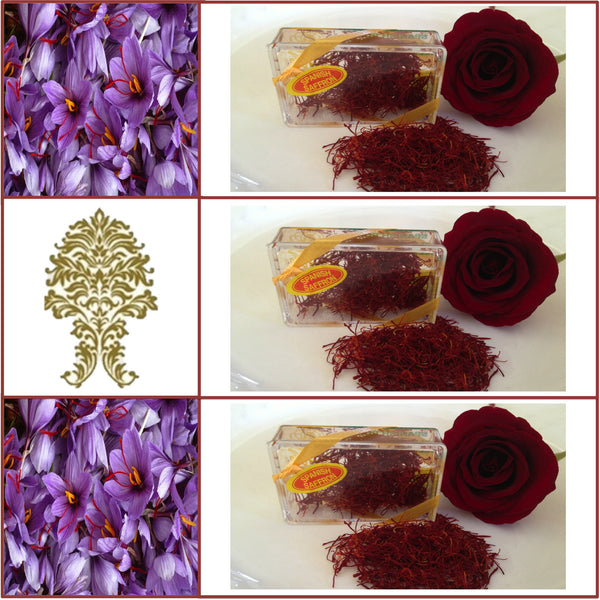 3g Premium Quality La Mancha Spanish Saffron. Rose Red. 200+ Grade.